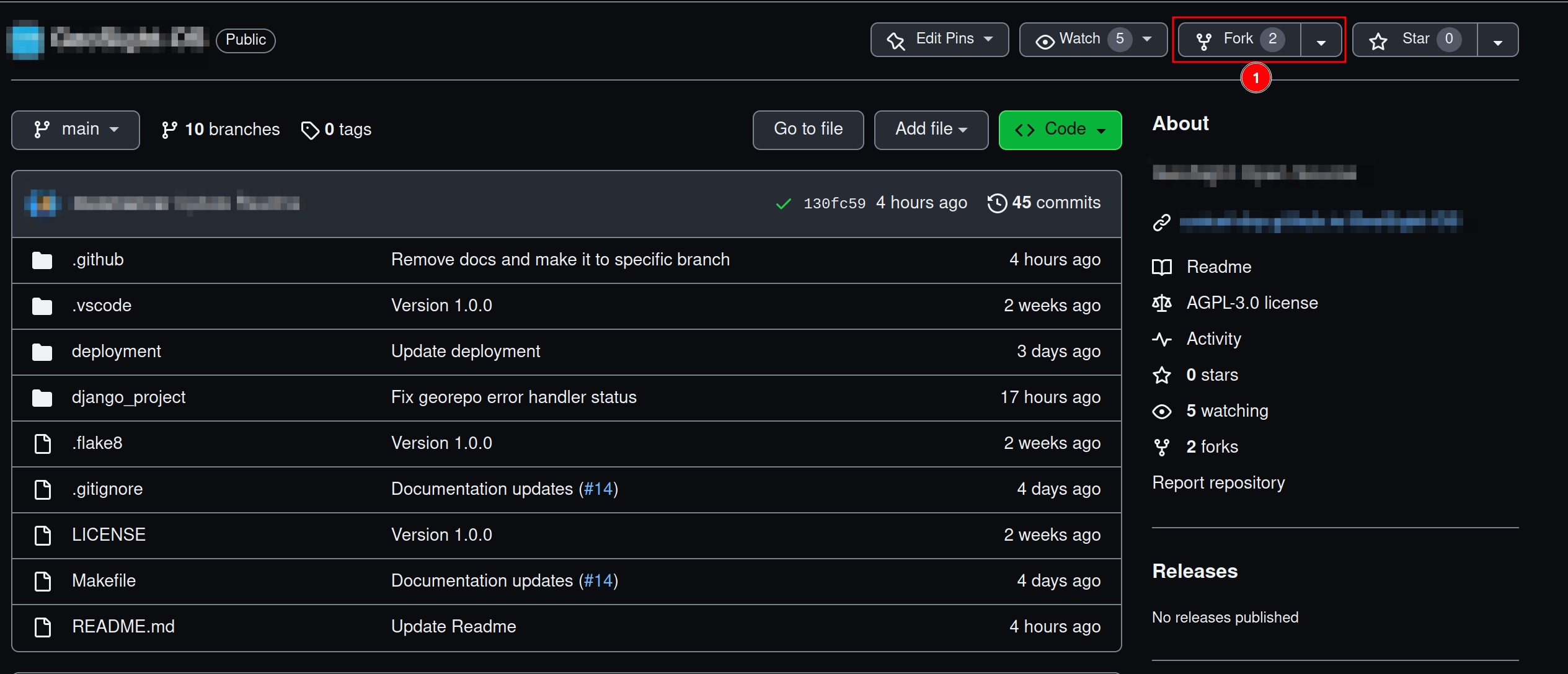 Fork Repository 1