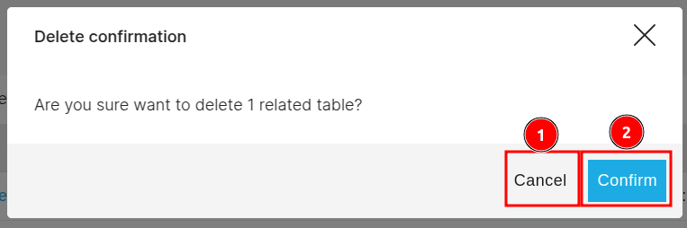 Confirmation Dialog Box
