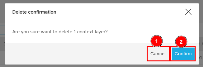 Confirmation Dialog Box