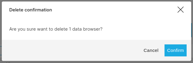 Delete Confirmation