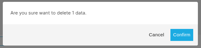 Confirm Deletion