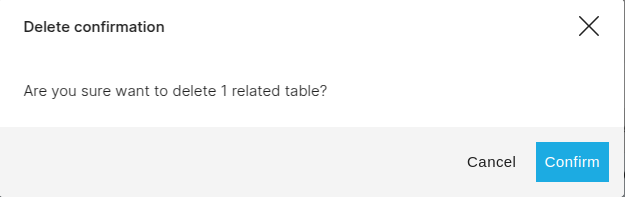 Delete Confirmation